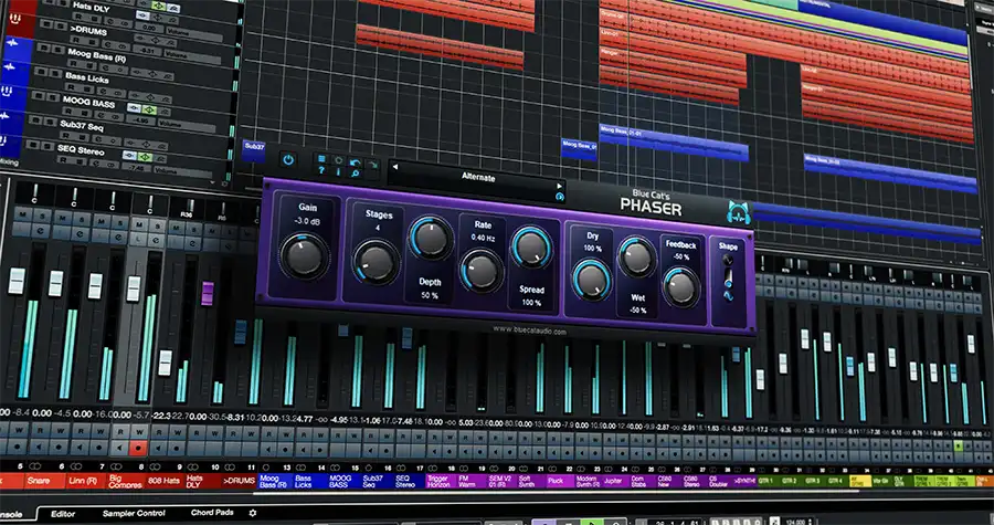 Free Vst Plugins for beginners Blue Cat's Phaser by Blue Cat Audio